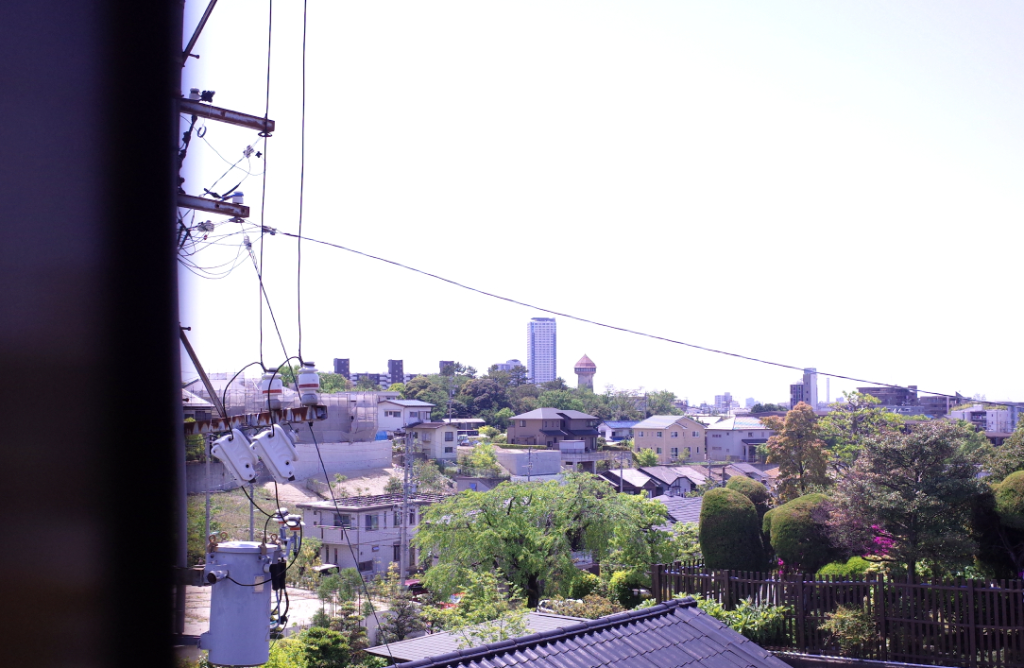 The view from Mr. Nakashima's second floor in Chikusa-ku Nagoya