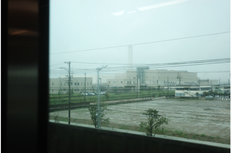 Industrial area lined with factories in Minato-ku Nagoya