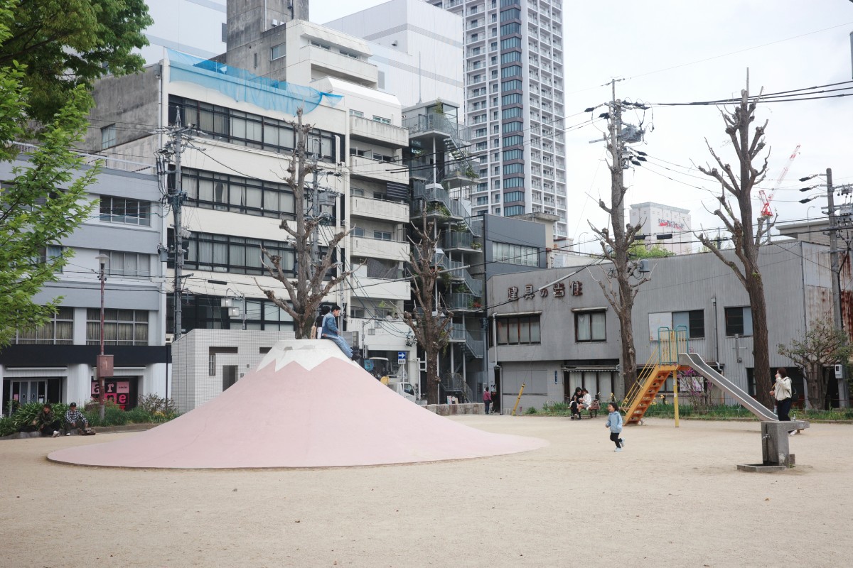 Mt Fuji at Uramonzen Park.