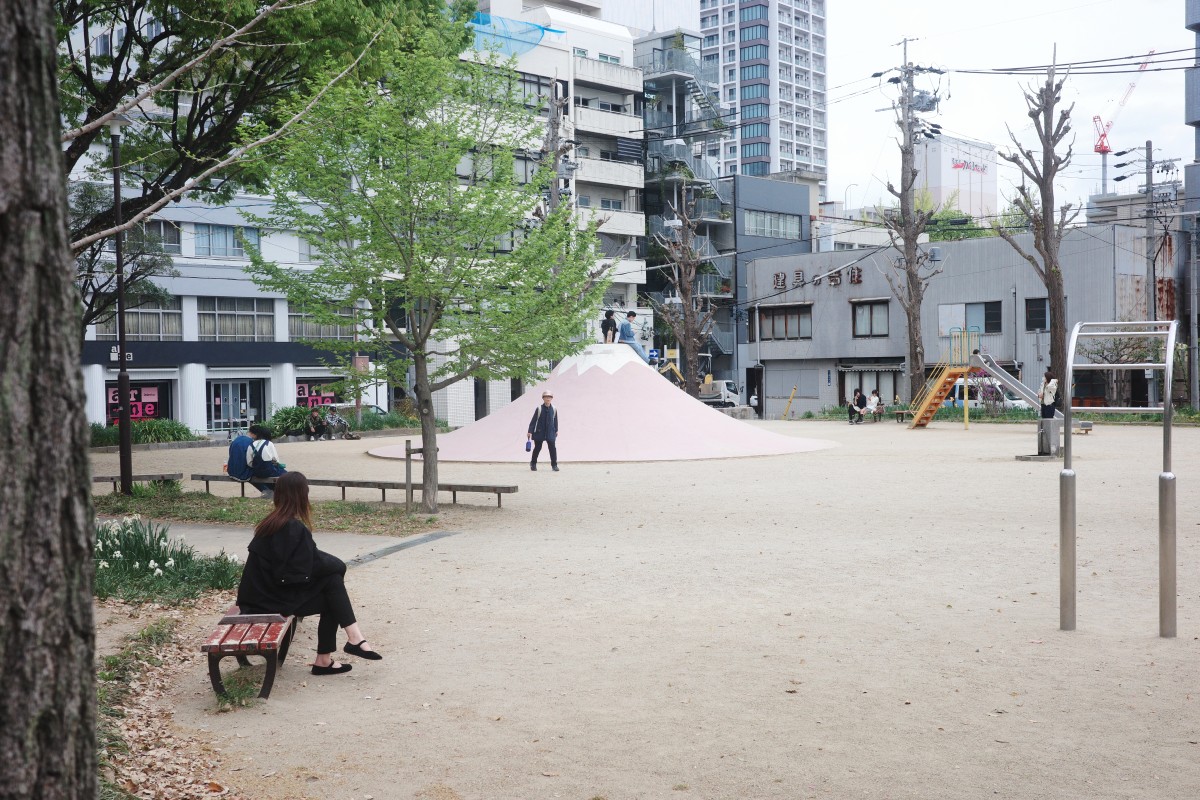 Mt Fuji at Uramonzen Park.