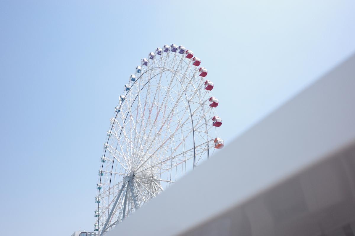 The Ferris wheel of Nagoya Port Sea Train Land.