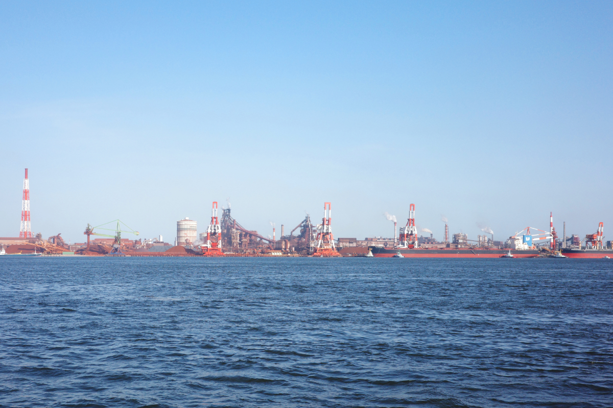 Nagoya's famous industrial waterfront.