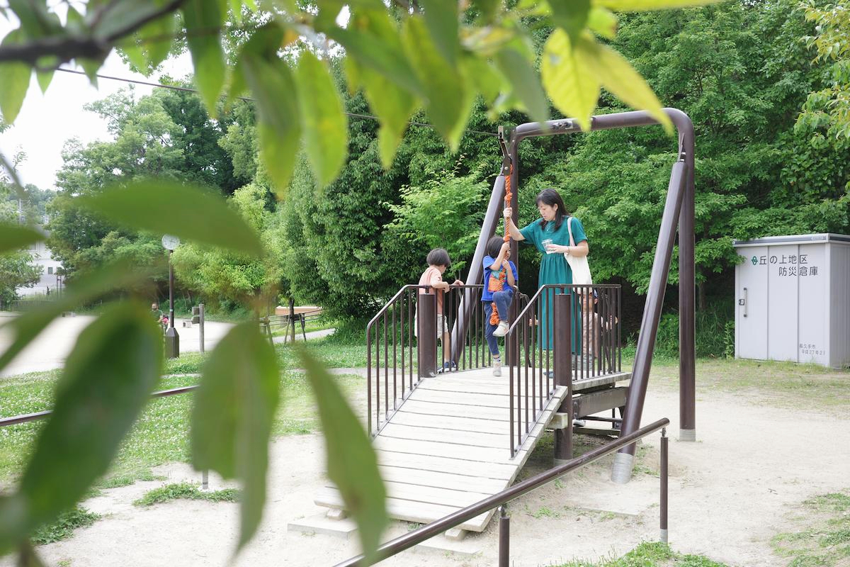 Children enjoying zip-lining.