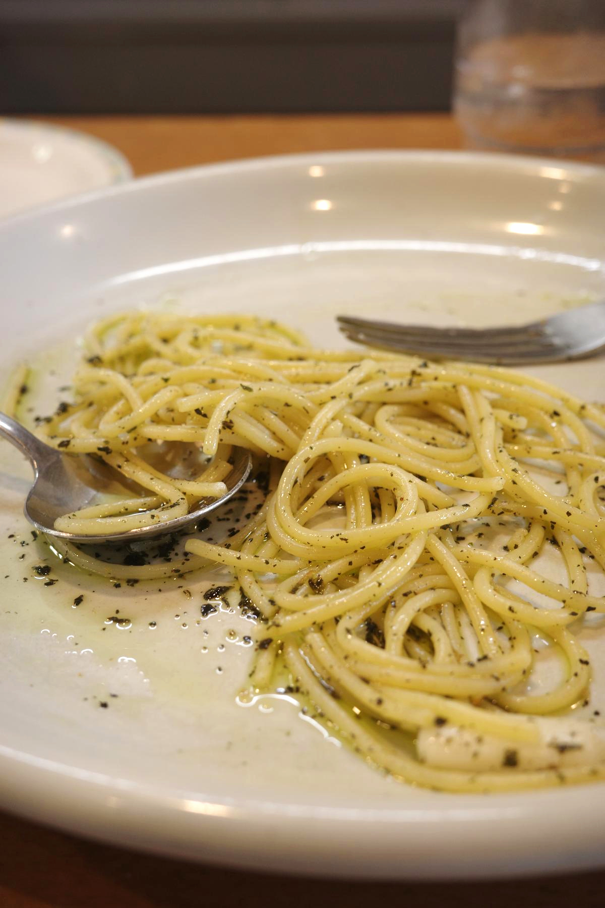 Basil spaghetti 