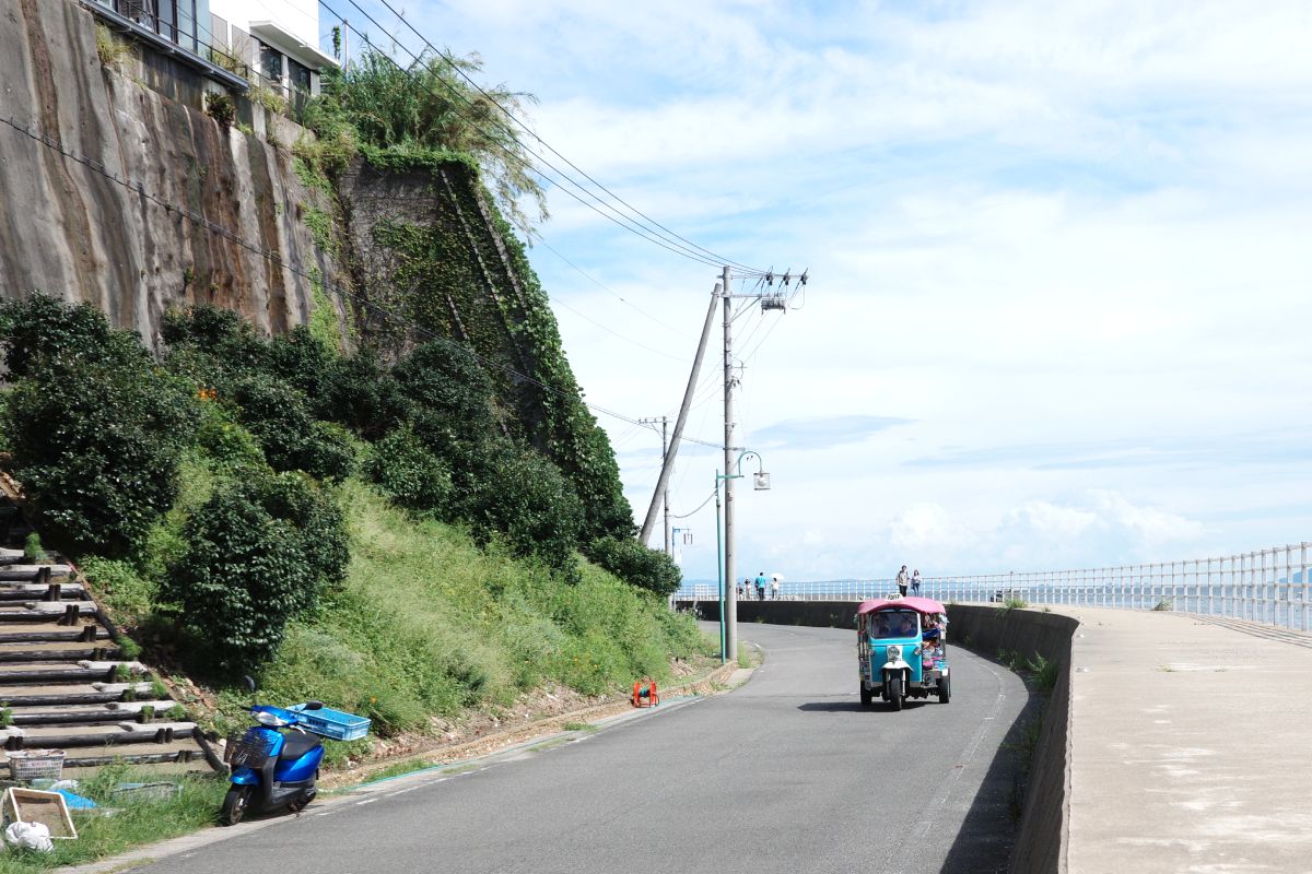 Tuk Tuks on the Streets of Himakajima Island.