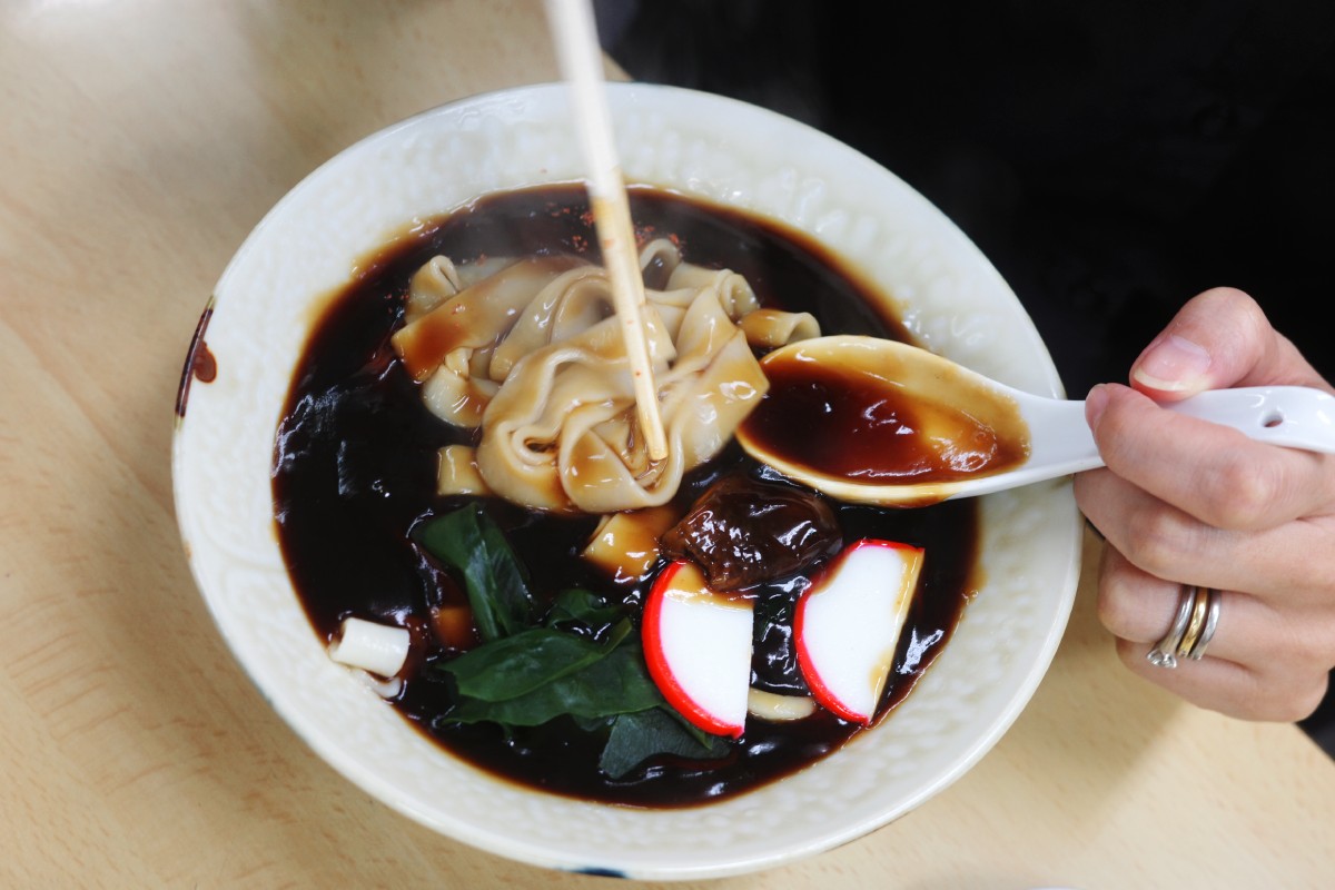 Ankake Udon at Tokushigeya in nagoya