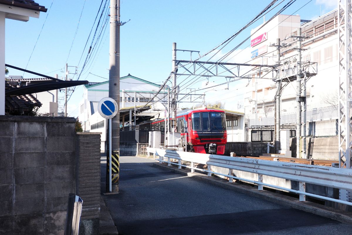 Meitetsu Railway Arimatsu Station, a key transportation hub in Nagoya's historic district.